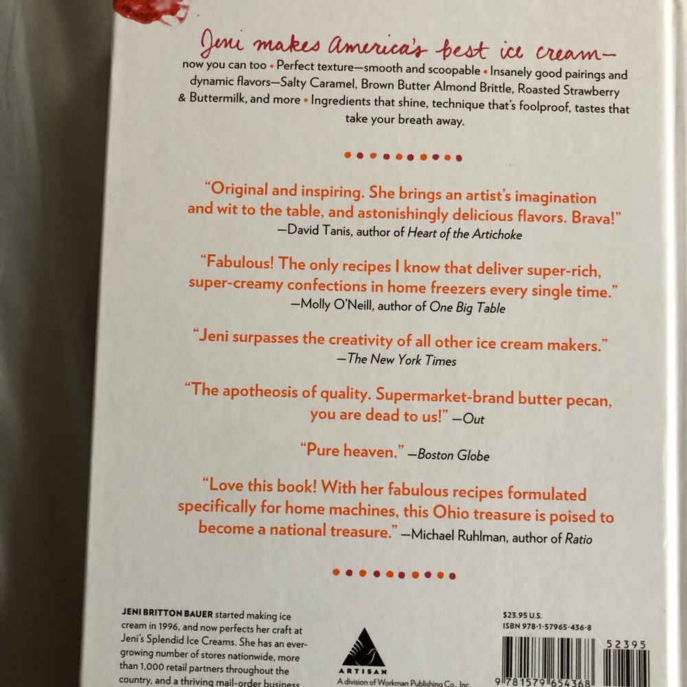 Jeni's Splendid Ice Creams at Home